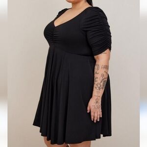 Torrid Mini Studio Knit Skater Dress Size 00 NWT #2230